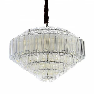 Люстра стеклянная 39х60 см прозрачная Vittoria BRCH9053 DELIGHT COLLECTION ДИЗАЙНЕРСКИЕ 00-3883104 Золото;прозрачный
