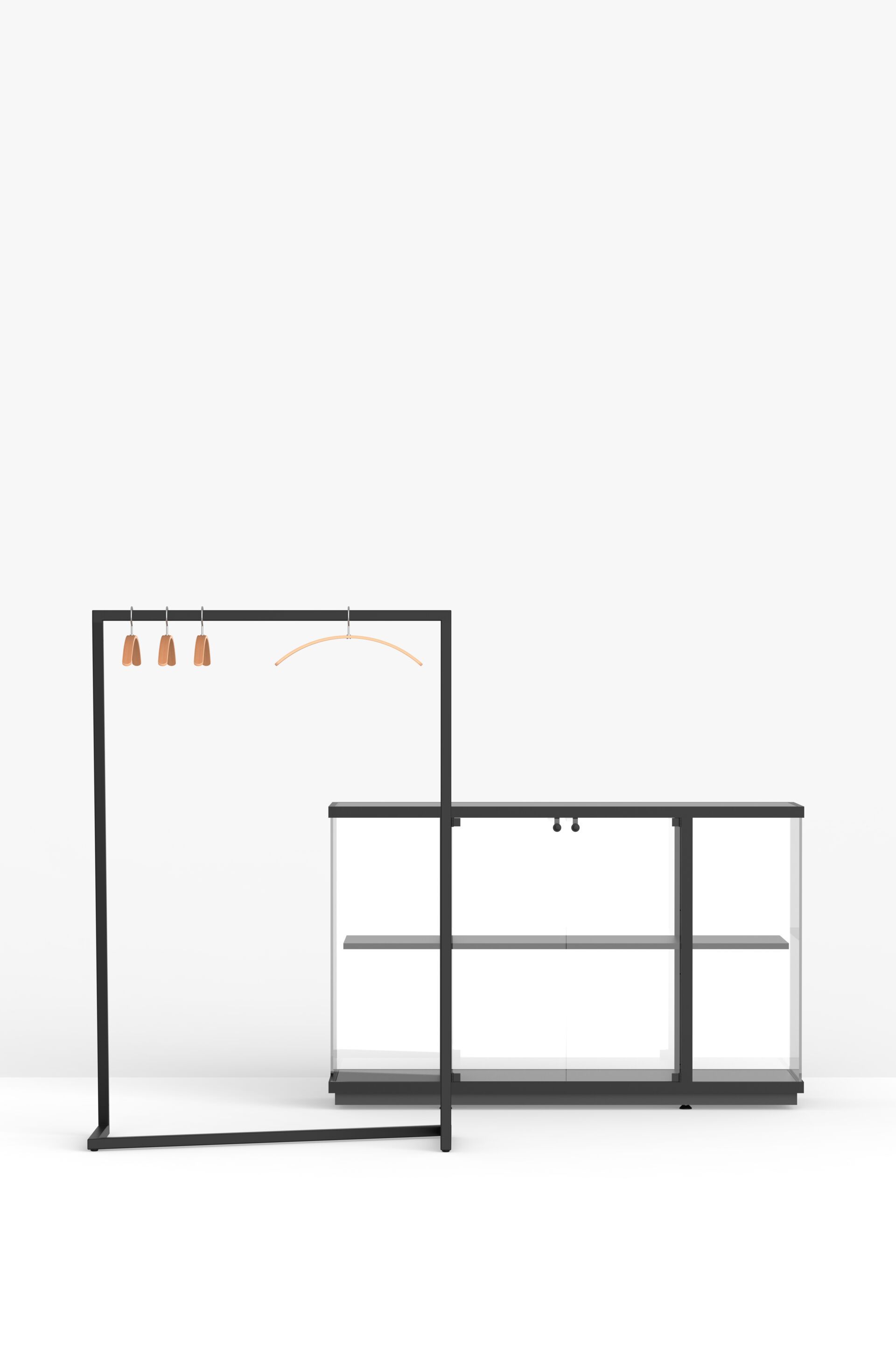 Стальная напольная вешалка с порошковым покрытием FUNCTIONALS BUTLER ARCH-00087112 - Вид №6