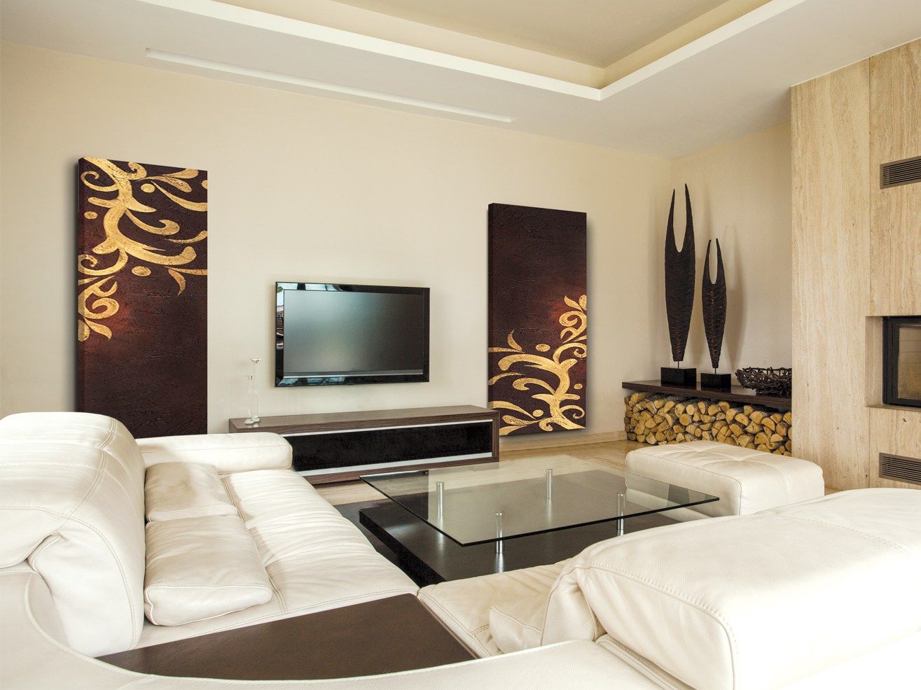 Алюминиевый полотенцесушитель Termo Design текстурная живопись ARCH-00046760