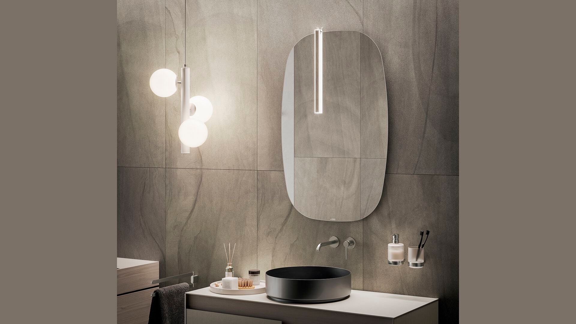 Настенное зеркало для ванной комнаты INDA® FUSINE ARCH-00093230 - Вид №5