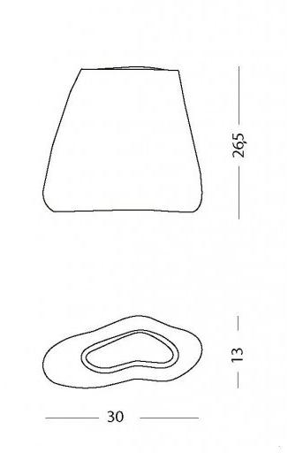 PIMAR Каменная ваза Лечче  47a, 47b, 47c  - Вид №5