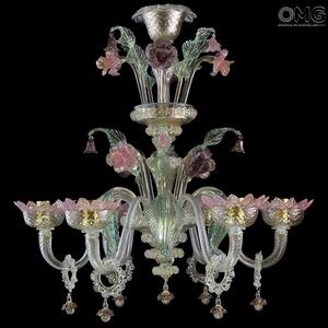 1320 ORIGINALMURANOGLASS Люстра Ка Трон - Венецианская Коллекция - муранское стекло OMG  см