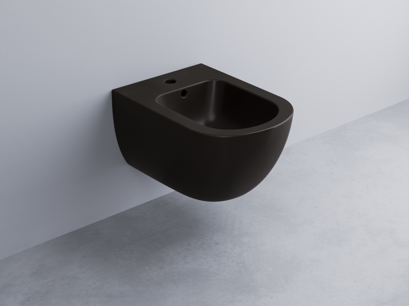 EJBSR-LV Биде подвесное с одним отверстием под смеситель, в комплекте с крепежами Enjoy Mini 48 cielo Enjoy + Amedeo Ceramica Cielo