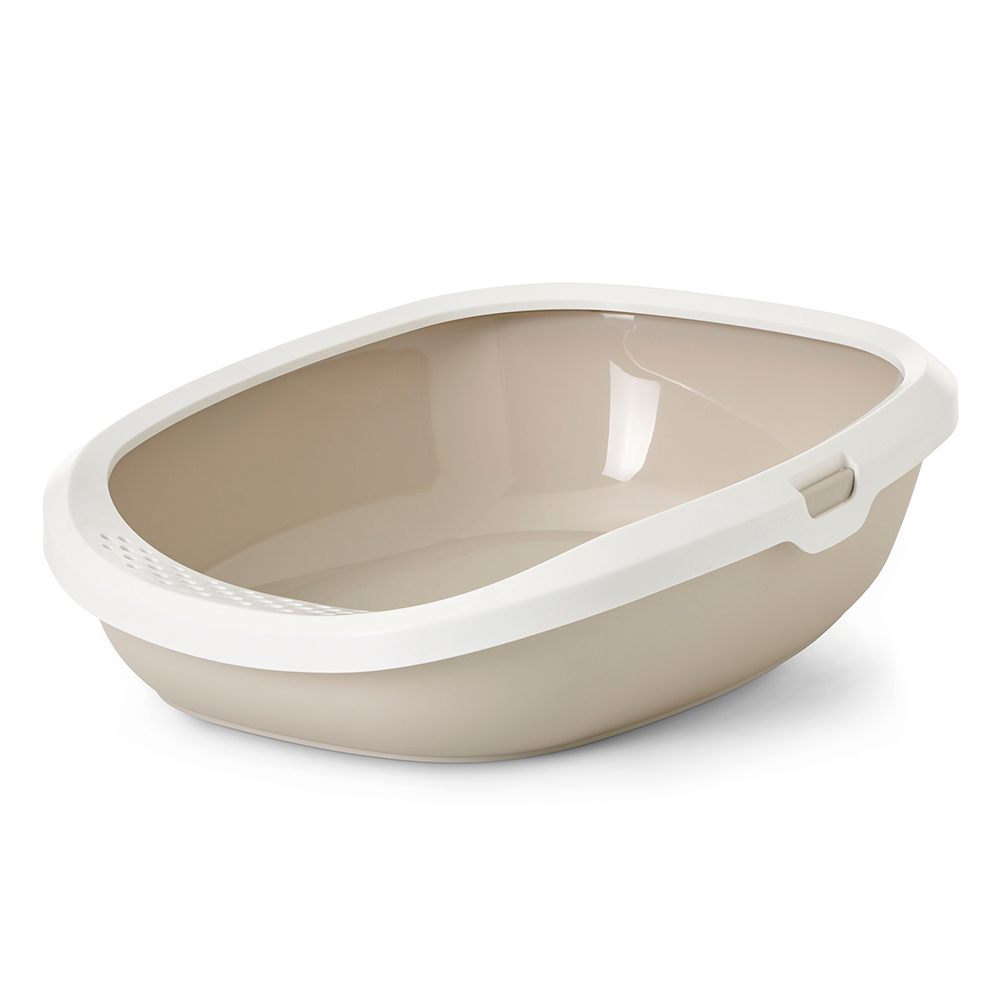 ПР0059420 Туалет для кошек Gizmo 52см с бортом мокка SAVIC 