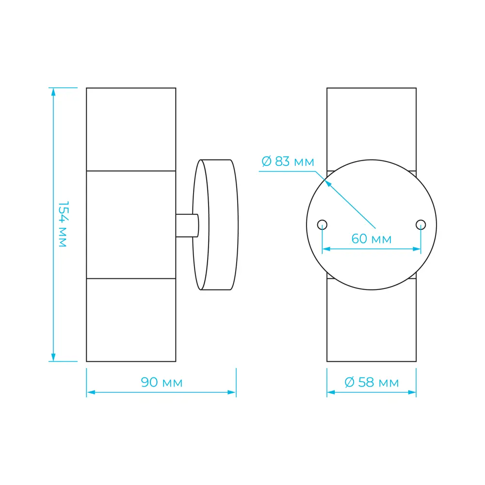 Светильник уличный настенный Apeyron 35 Вт IP54 цвет серый STLM-2126241 - Вид №8