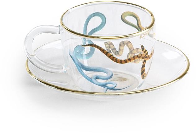 Seletti Чашка кофе из боросиликатного стекла с блюдцем Seletti wears toiletpaper sun-id-1380451 - Вид №3