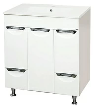 Тумба Кристи-75 с 2-мя ящ. + Б/К с раков. мебельн. QVATRO- 75 см