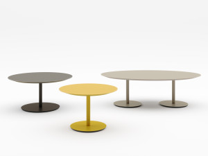 Деревянный овальный журнальный столик для контракта