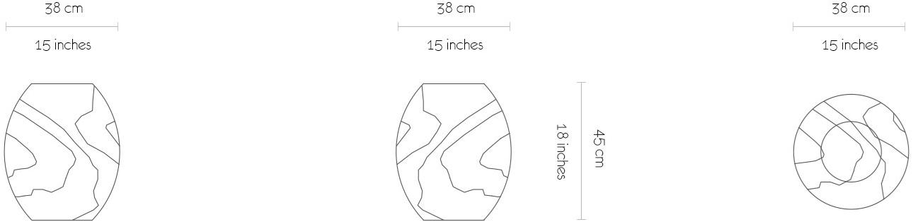 MORADA Круглый журнальный столик из смолы и дерева  Drum st  - Вид №2