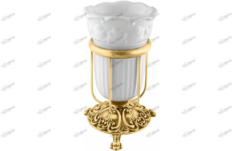 Стакан для щеток MIGLIORE Elizabetta ML.ELB-60.112.DO - золото 