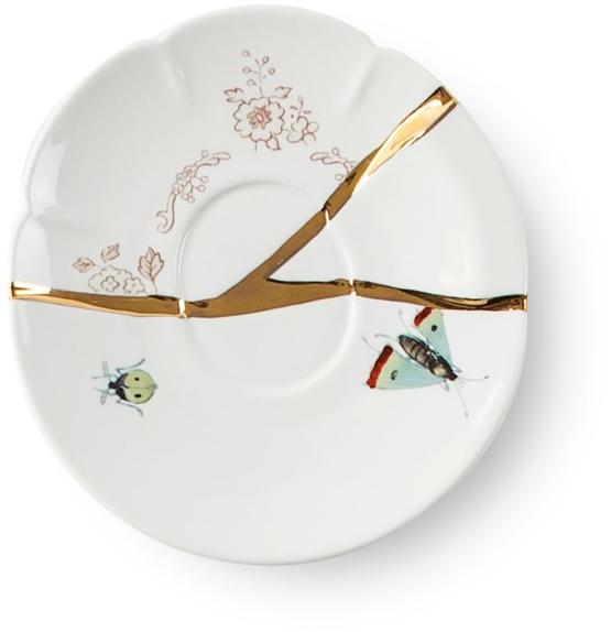 Seletti Фарфоровая кофейная чашка с блюдцем Kintsugi sun-id-1432020 - Вид №5