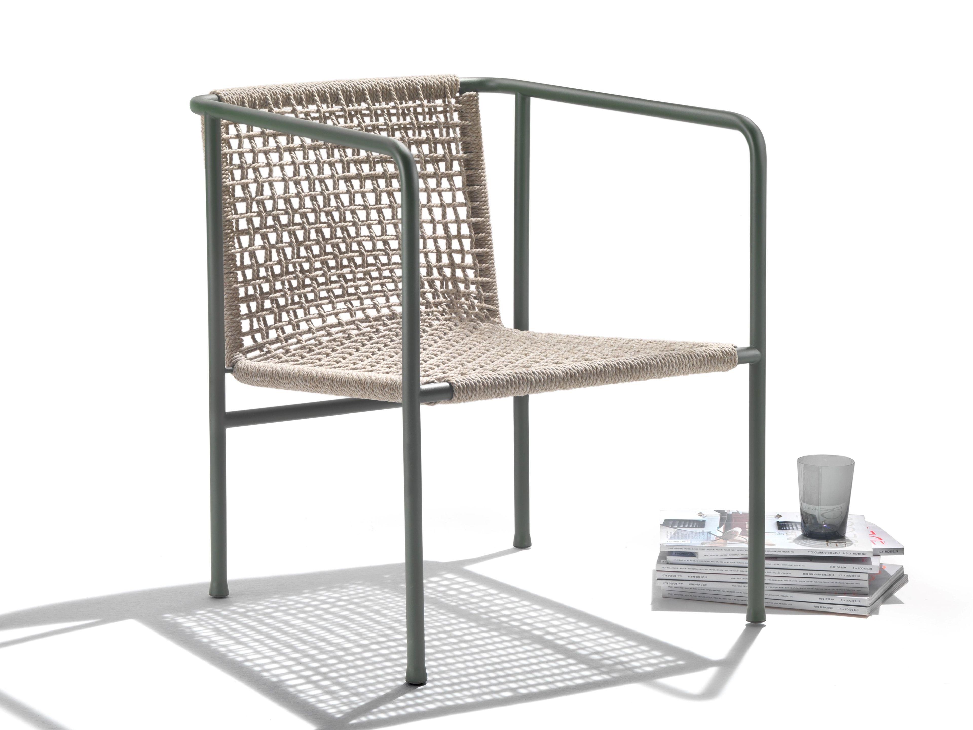 Садовый стул из нержавеющей стали и ПВХ Flexform Ottavia ARCH-00067795 - Вид №1