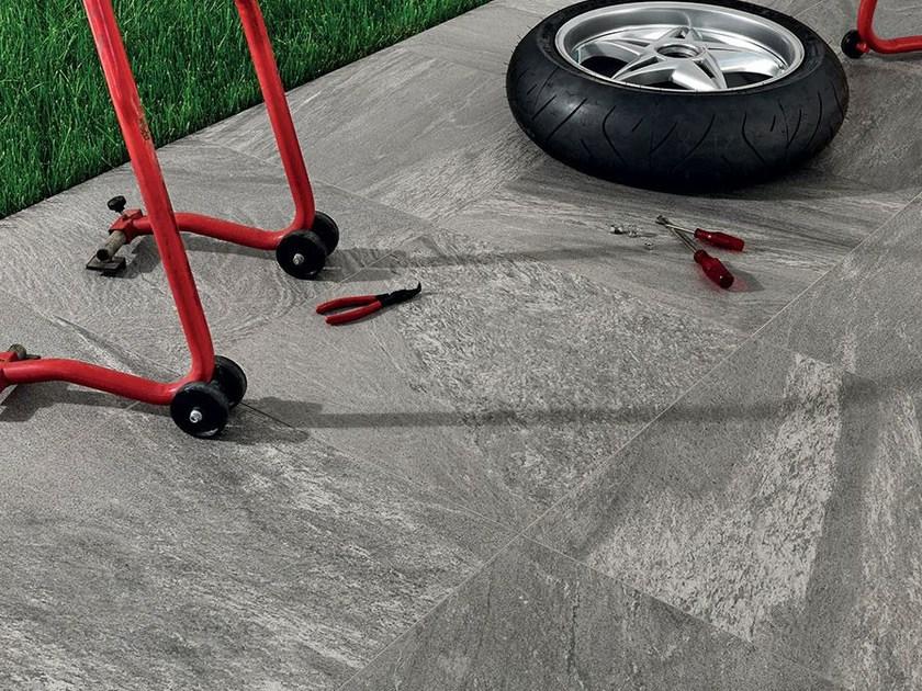 Italgraniti Пол на открытом воздухе из керамогранита с эффектом камня Outfloor20 sun-id-1375503 - Вид №1