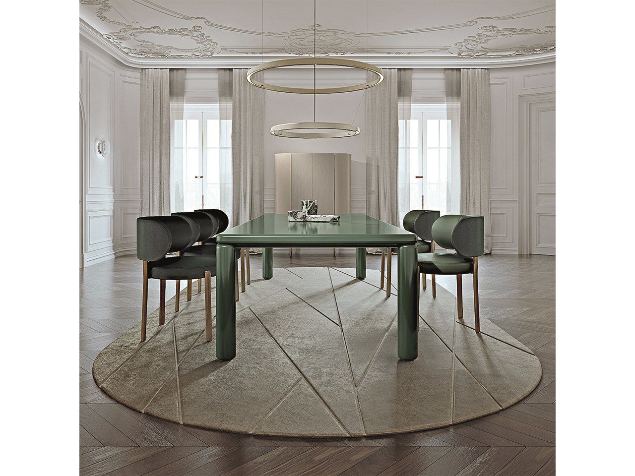 Деревянный прямоугольный стол Turri Рим ARCH-00053623 - Вид №2