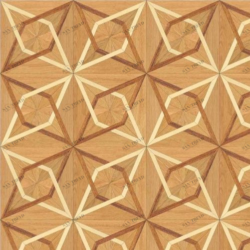 Художественный паркет Da Vinci Щитовой 26-536 Дуб (Гладкая) 500х500 мм 26010536