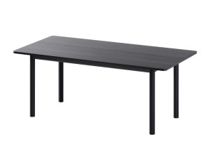 Прямоугольный выдвижной стол из шпона