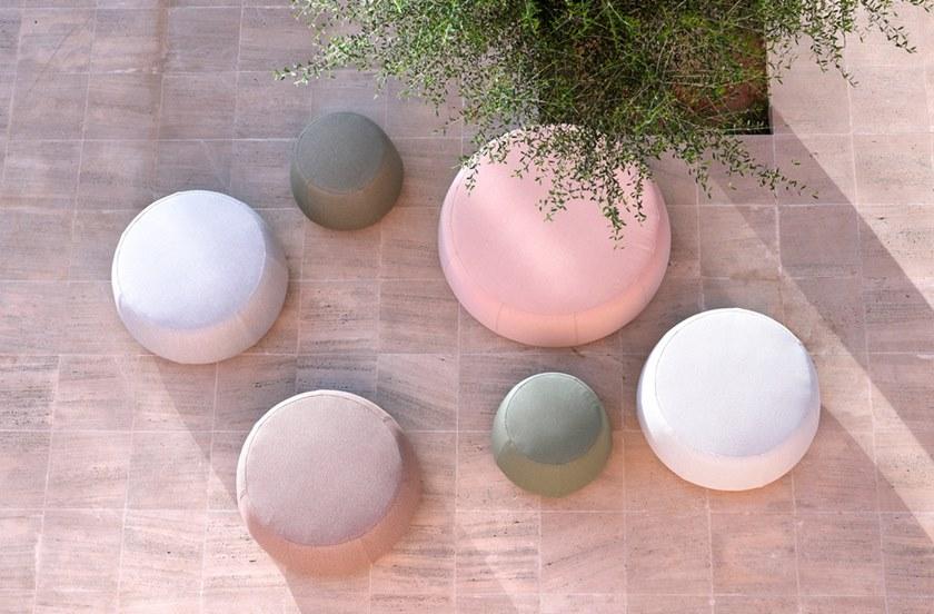 TRIBÙ Круглый садовый пуф Nomad C05032w/33w/34w - Вид №1