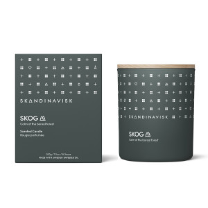 SK20103 Свеча ароматическая skog с крышкой, 200 г (новая) S K A N D I N A V I S K