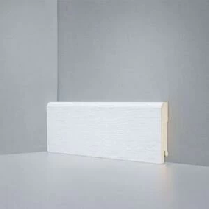 Плинтус Deartio Best Бело-серый B202-04 Дуб 2050х80 мм.