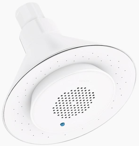 KOHLER Однофункциональная насадка для душа Moxie 2,5 галлона в минуту с беспроводным динамиком K-9245-0 