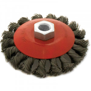 41864 Калибр Щетка для угловой шлифовальной машины Калибр 115 мм/М14 (арт.131716)