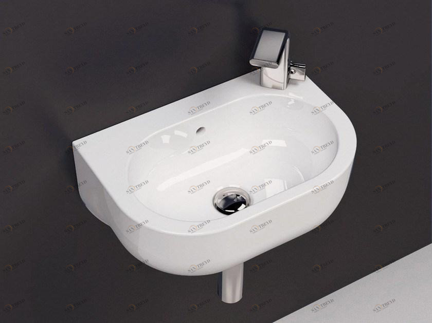 Ps23lm Накладная раковина на столешницу  овальная Ceramica Flaminia Pass