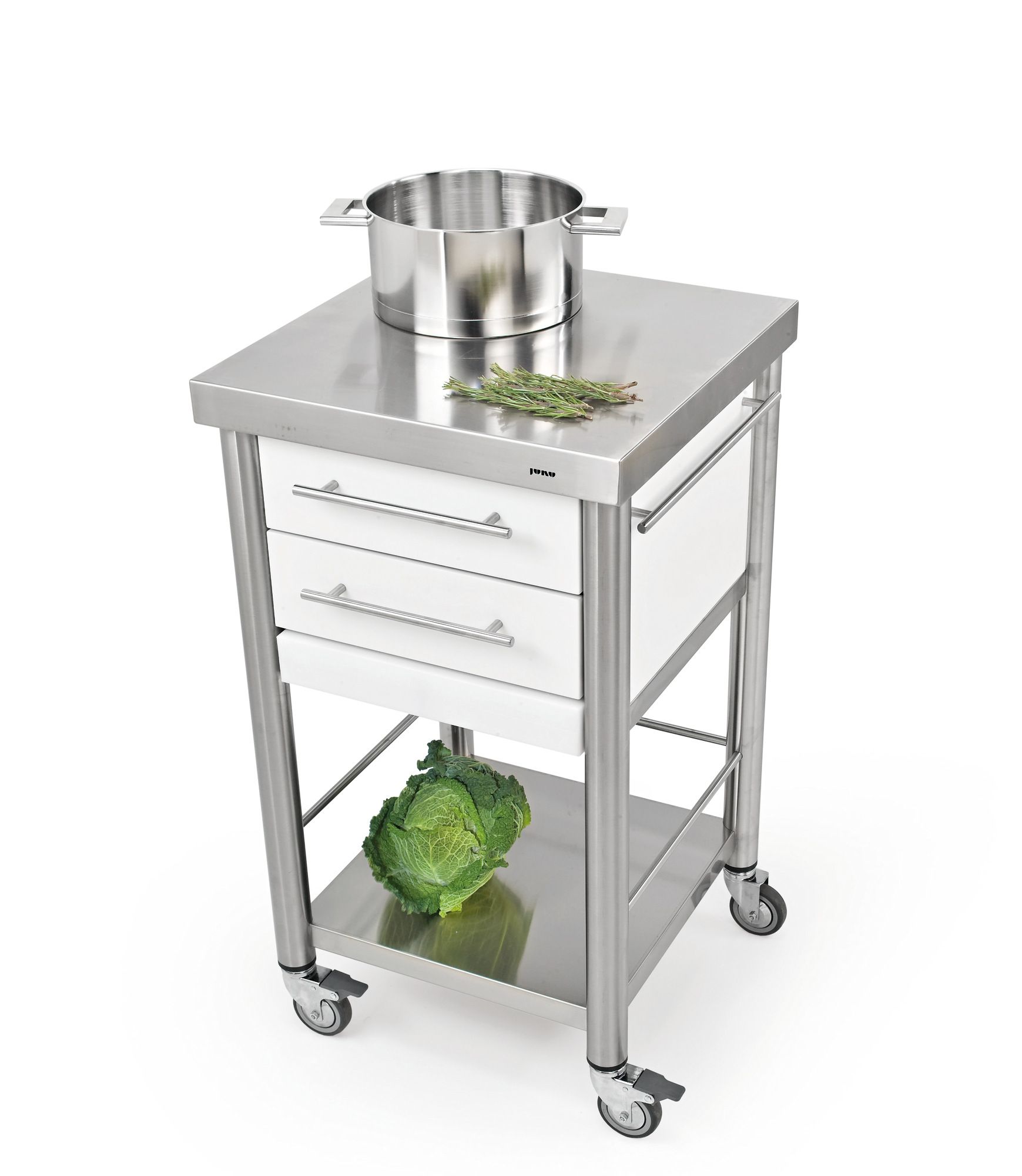 Отдельно стоящий кухонный модуль из нержавеющей стали и Corian JOKODOMUS Auxilium ARCH-00001643 - Вид №1