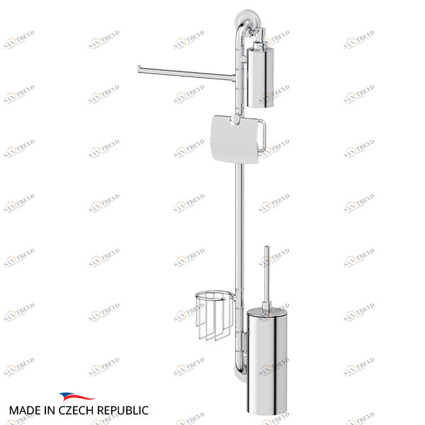 Штанга комбинированная для туалета с биде 90 см Ellux ELEGANCE ELE 079 sun-id-562318