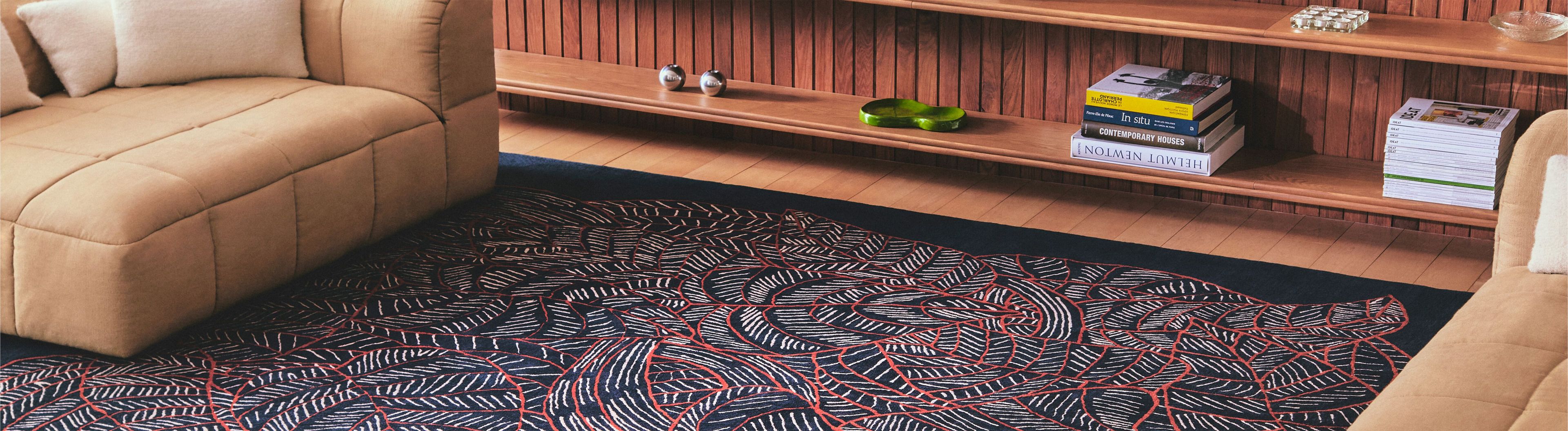 Шерстяной ковер ручной работы Toulemonde Bochart EDEN BLEU ARCH-00139556 - Вид №4