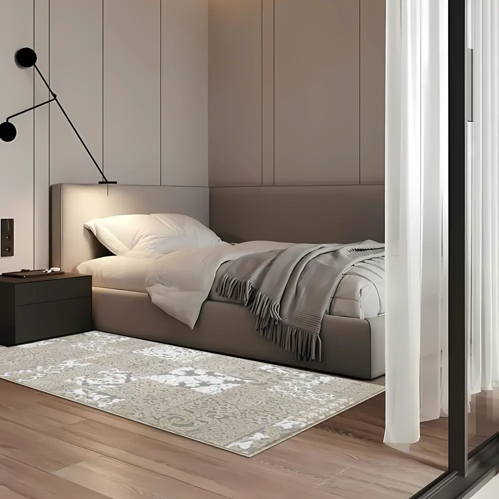 Ковер Роялтафт Шенилл 100x200 см полипропилен 84504_88 цвет серый STLM-2148122