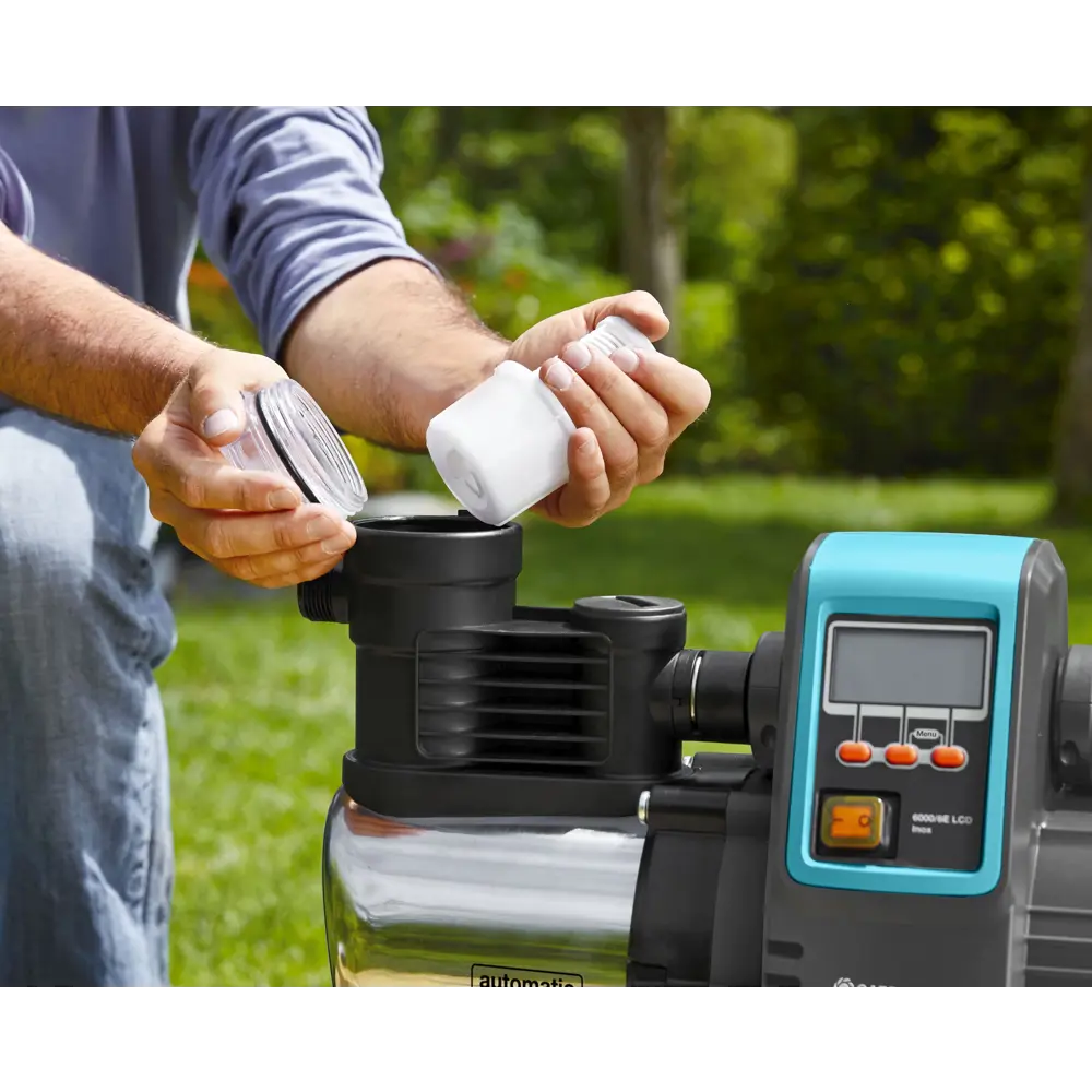 Насос садовый поверхностный Gardena 6000/6 LCD inox STLM-2137871 - Вид №6