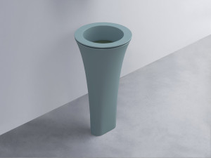 AMLA45-PL+AMPILT-MU+AMCOLT-PL Раковина Amedeo Tondo отдельностоящая cielo Enjoy + Amedeo