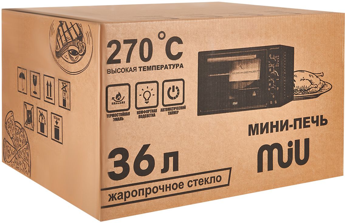 9095850 Мини-печь MIU 3603 E красный STDN-0115016 - Вид №7