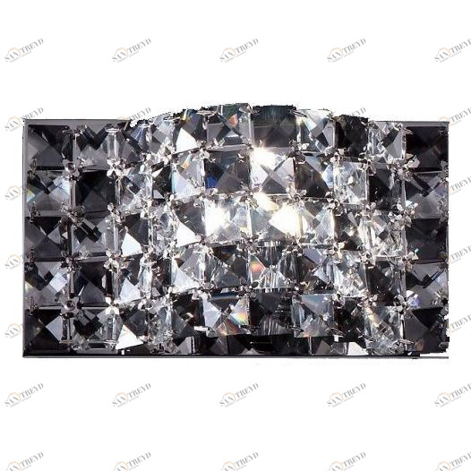 Светильник настенный серый прозрачный Onda Fume W0246-01A DELIGHT COLLECTION  00-3882840 Серый 