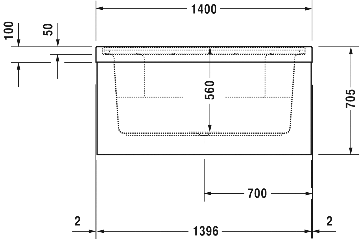 760402..0JS1000 Ванна гидромассажная Blue Moon #760402 1400 x 1400 мм Белый Alpin Duravit - Вид №6