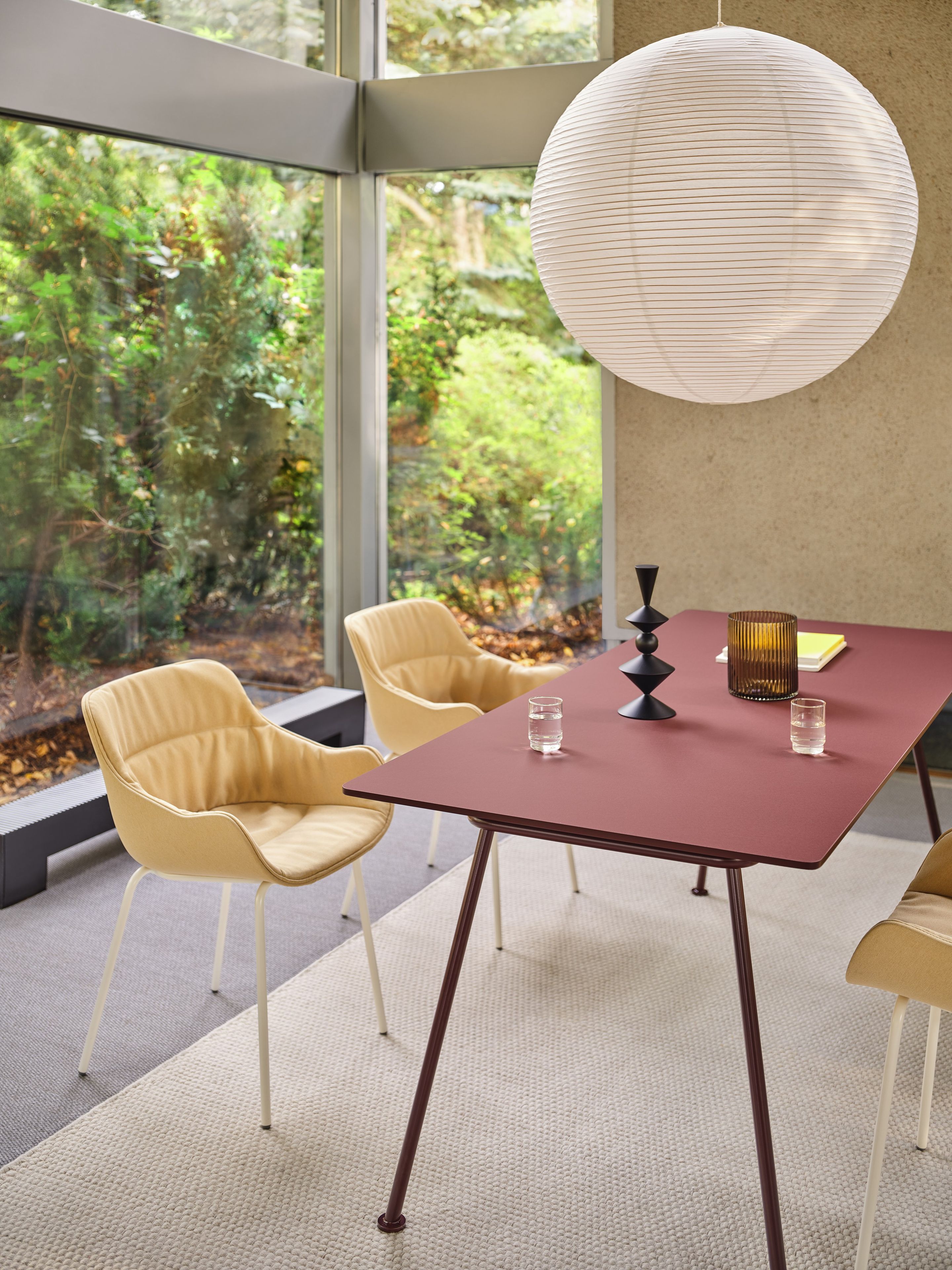 Металлический прямоугольный обеденный стол MDD новая школа ARCH-00148415 - Вид №8