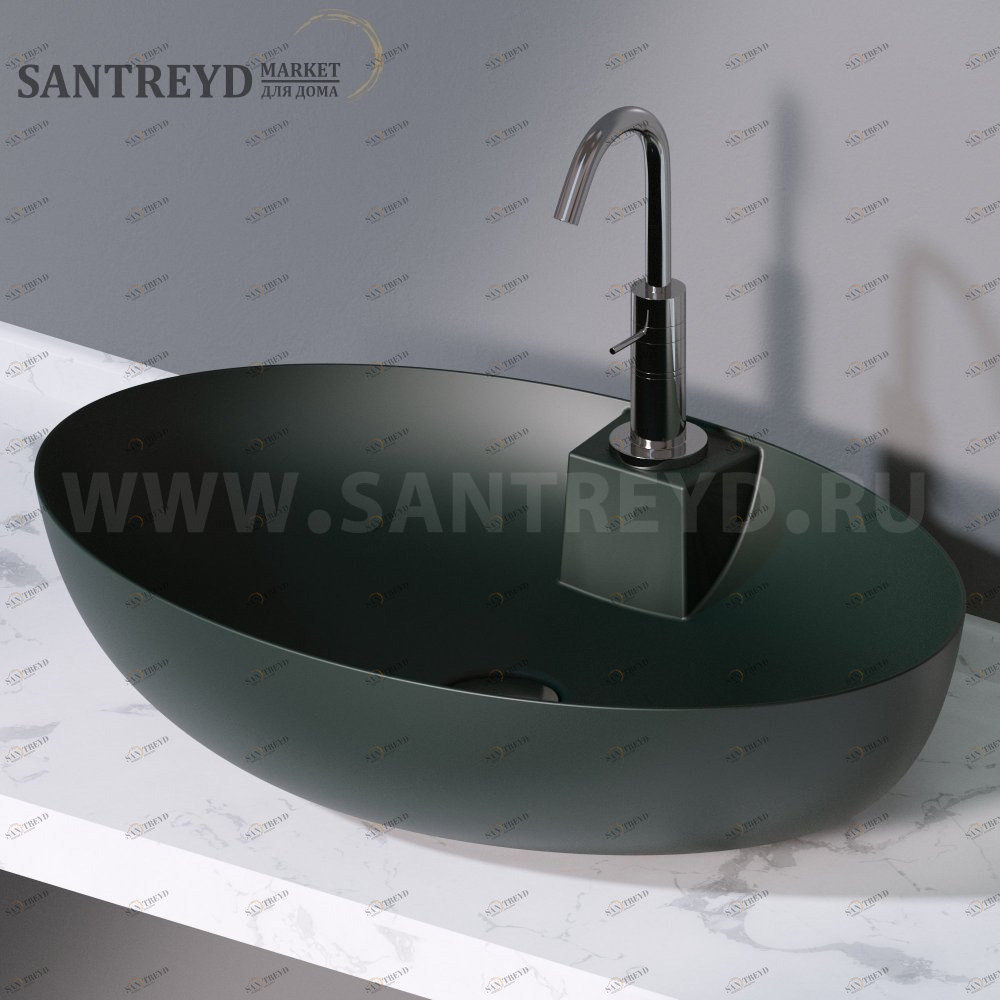 L604143 Накладная раковина на столешницу  овальная A. e T. Italia ELITE AeT ITALIA