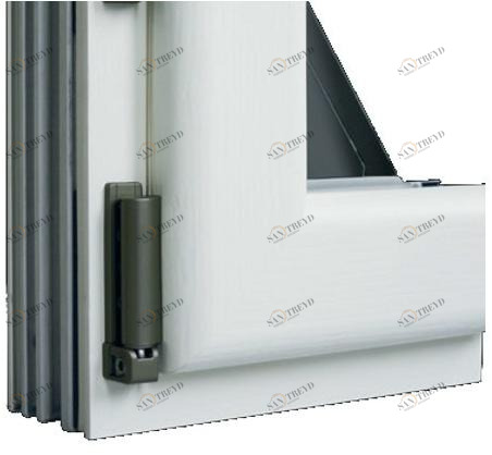 Agostinigroup Окно из алюминия и дерева с дверью fibex 500 fibex inside sun-id-1479292