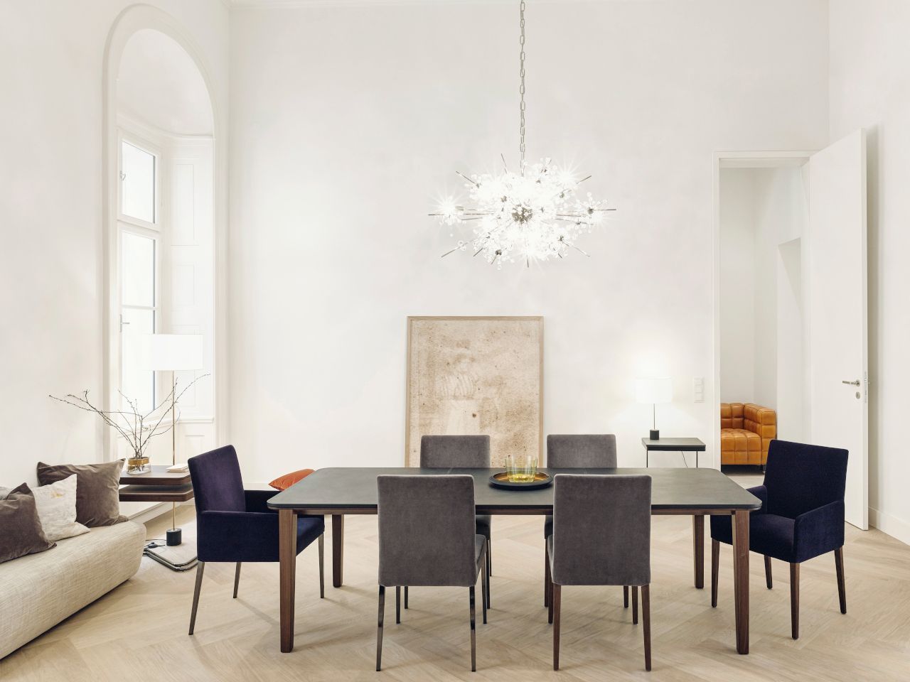 Кожаный стул с подлокотниками Wittmann NILS ARCH-00099661 - Вид №1