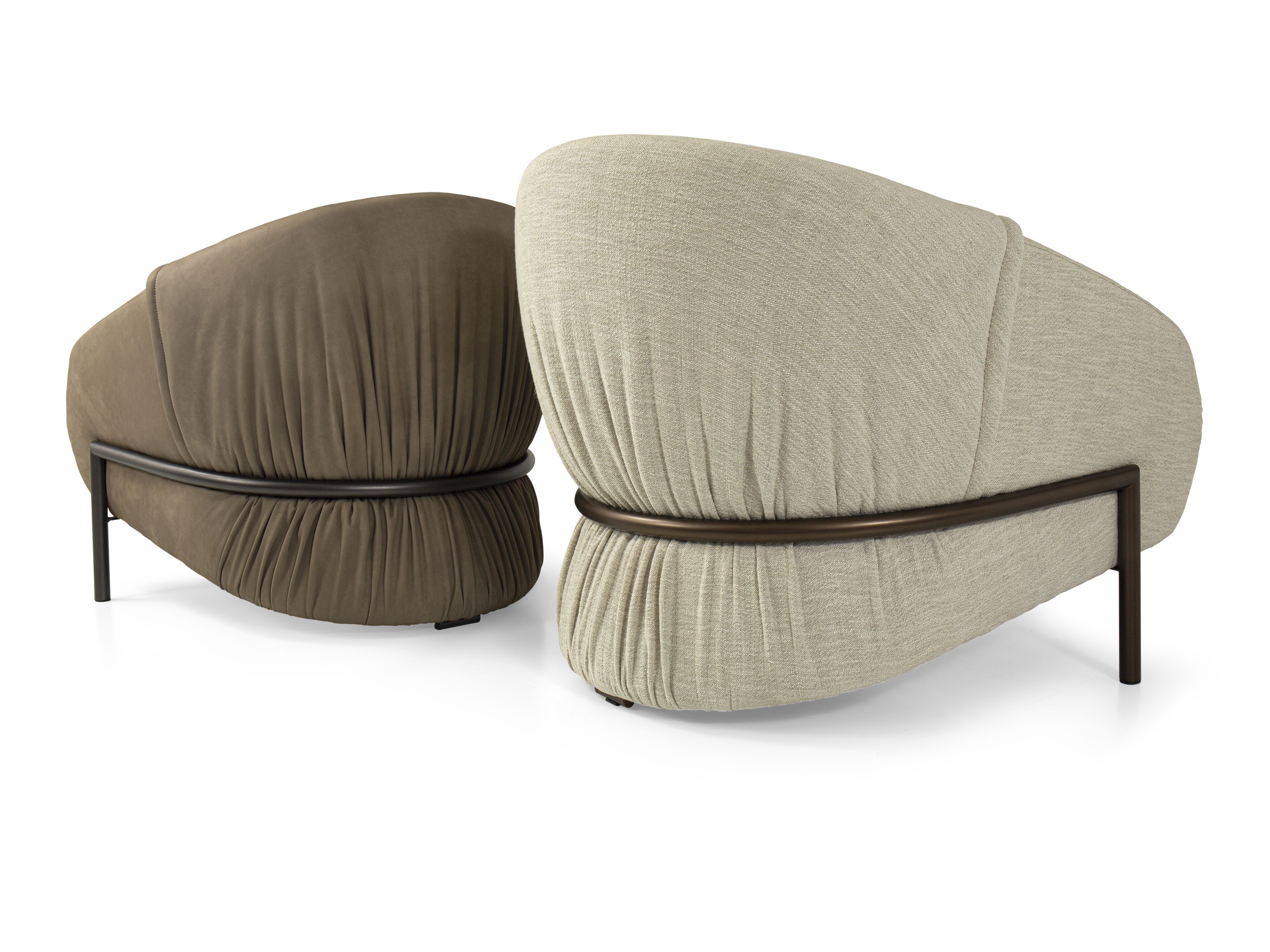 Тканевое кресло с подлокотниками Borzalino SIDNEY ARCH-00010232 - Вид №6