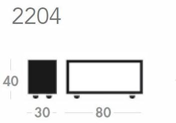 Sedex Столик из фанерованной древесины Onda 2203 - Вид №4