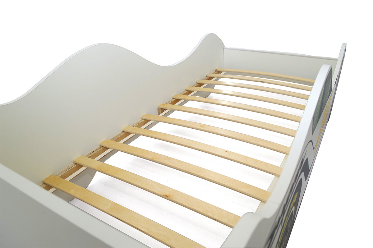 Детская кровать-машина белая "Супра" БЕЛЬМАРКО  00-3873170 Белый Santreyd  - Вид №10