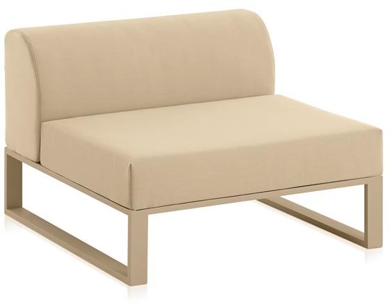 Diabla Модульное садовое кресло со съемным чехлом из ткани Ploid sun-id-1421947 - Вид №3