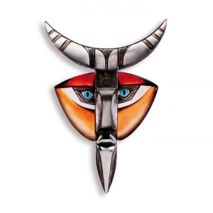 68048 Панно "Имир III", красное/оранжевое/голубое, 420/600 мм Maleras