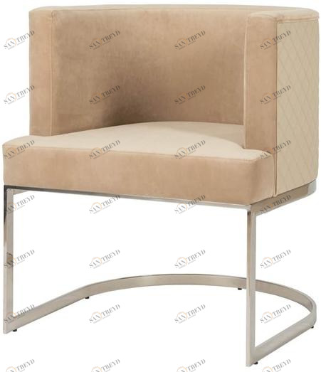 Stylish Club Мягкое кожаное кресло с подлокотниками Club Scf.cl12