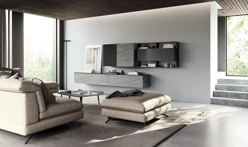 Febal Casa Настенная оборудованная стена, покрытая меламиновым лаком sun-id-1443317 - Вид №2