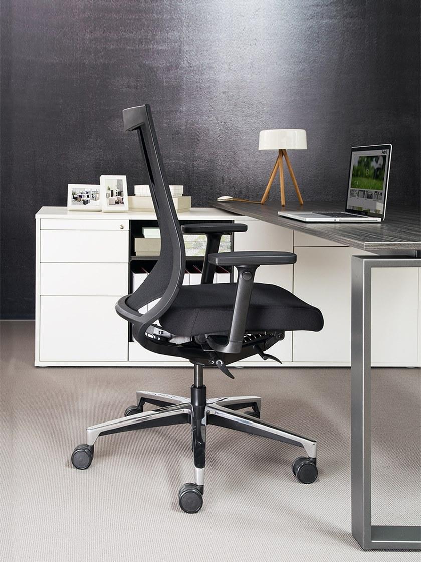 Febrü Кресло руководителя поворотное на 5 спиц с высокой спинкой One sun-id-1482936 - Вид №3