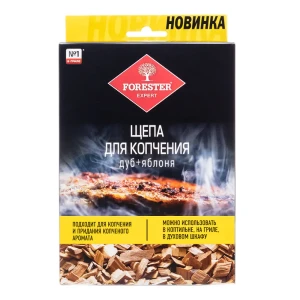 Щепа для копчения Forester яблоня/дуб 175 г