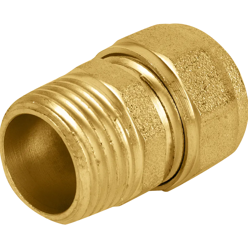 Прямой соединитель AQUABEAM 16 мм × 1/2" для труб PEX и металлопластика 82275216 STLM-0023761