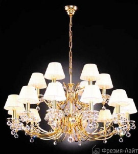 Orion LU 2144/12+6 gold KRISTALLDESIGN люстра подвесная